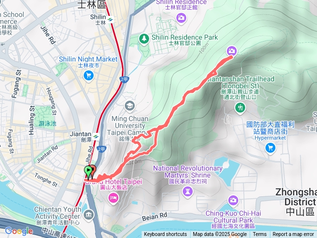 20250112北眼平台、微風平台、劍潭山、老地方O型連走預覽圖