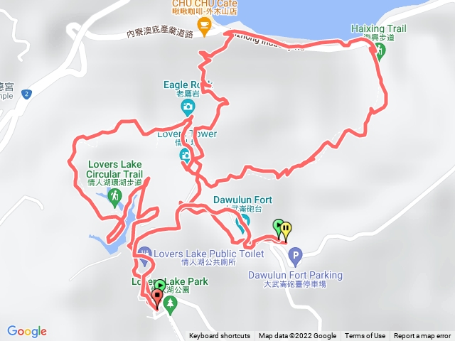 小百岳集起來情人湖、大武崙砲台、大武崙山步道202205300708