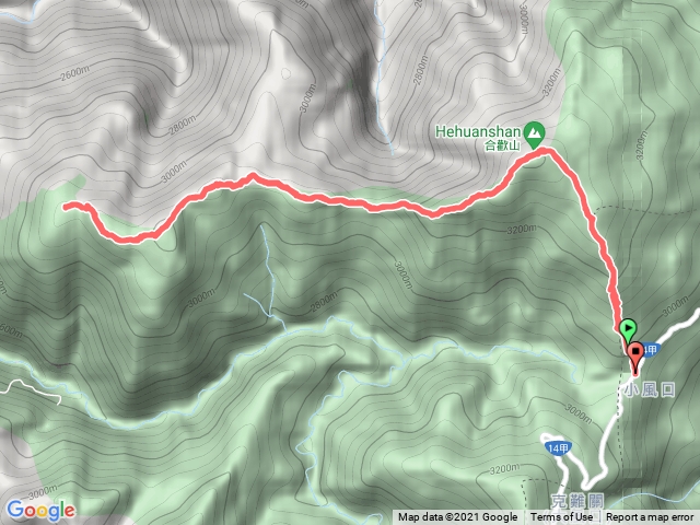 合歡山西峰+北峰