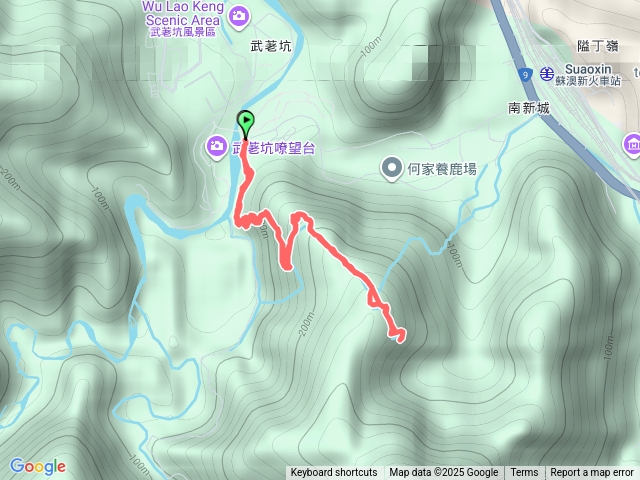 武荖坑林道轉台電保線路預覽圖