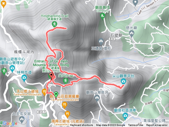 觀音山（尖山硬漢嶺O型步道）