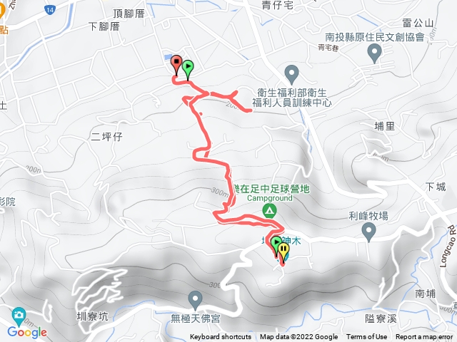 草屯樟樹公步道.gpx