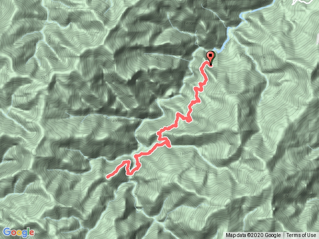 霞喀羅古道養老端-白石駐在所往返
