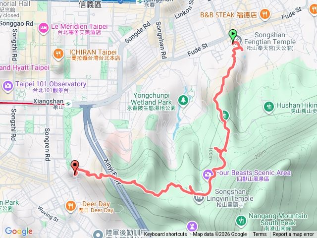 四獸山步道預覽圖