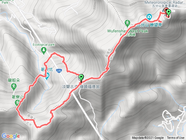 暖東舊道-五分山-頂子寮-望古山-老寮坑步道20210207