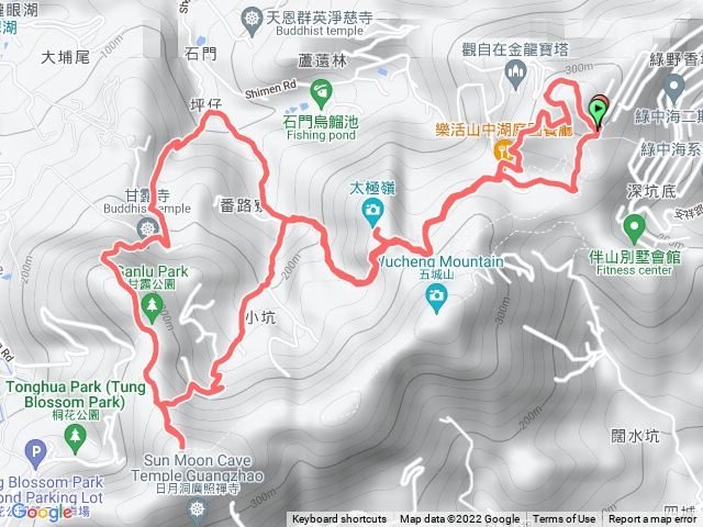 開始懂得走路的天上山