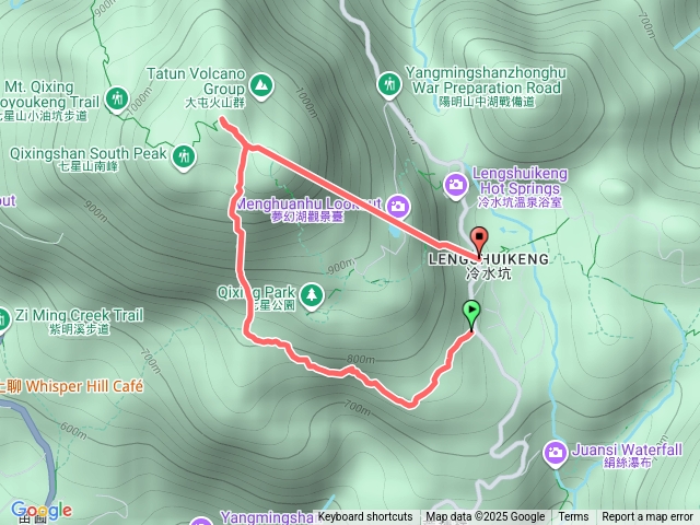 冷苗上七星山步道預覽圖