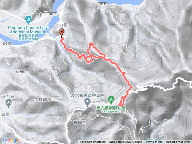 20230624屏東臼卡拉布亞恩山北峰-崁頭窩山