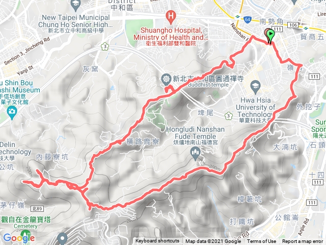 圓通寺烘爐地步道連峰O型縱走