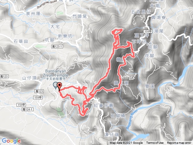 半天岩祈福步道-三寶山步道-烏心石山-鳩州嶺-尖凍山(三寶連峰縱走)(標示路點)