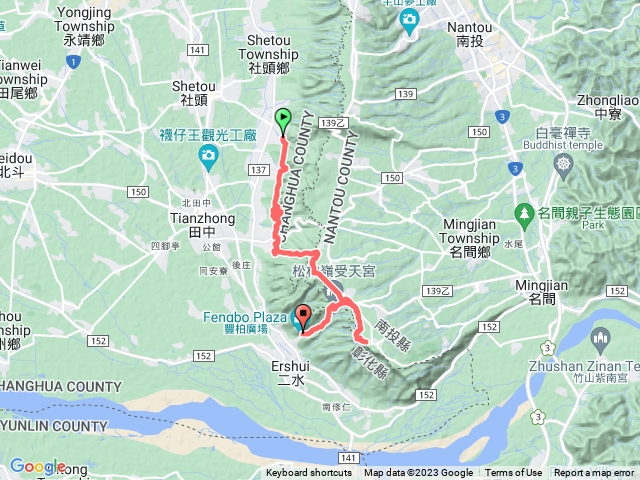 橫山～麒麟山～松柏坑山～松柏廣場