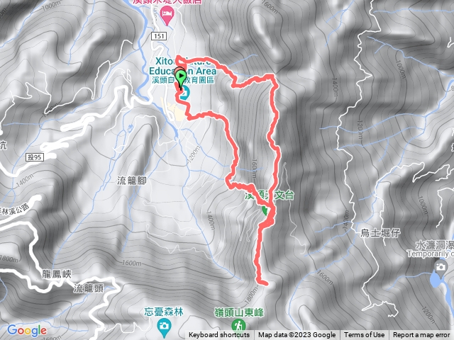 北嶺上南嶺第三涼亭、下3、2、1回