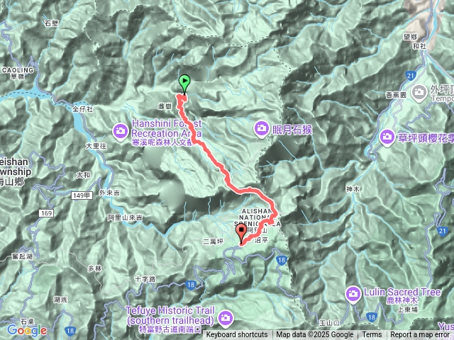 石夢谷縱走阿里山