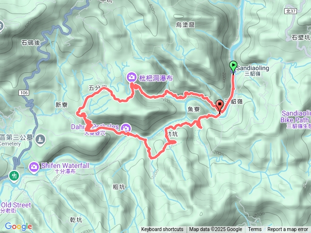 三貂嶺野人谷九瀑連走O型