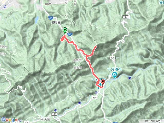 暖東峽谷一淡蘭古道一五分山步道一十分車站.gpx