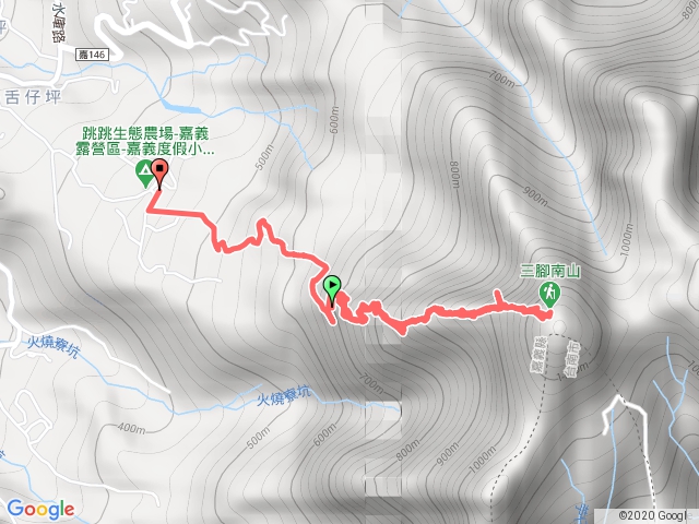 跳跳農場起登山腳南山來回