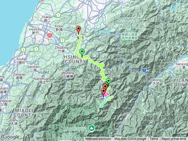 馬望海山-1日行....(新竹尖石)