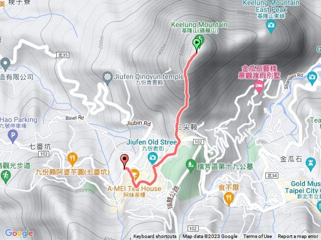 小百岳集起來基隆山步道202303252056+九份老街