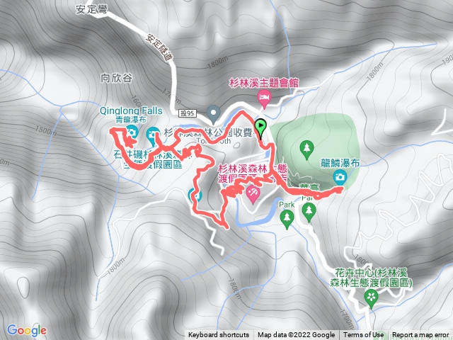 南投杉林溪青龍瀑布越嶺古道燕庵步道20221015
