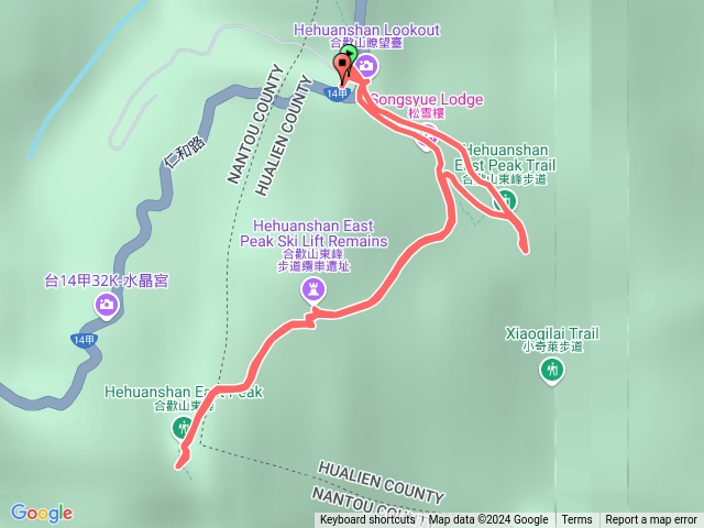 20240828~合歡山東峰健走~經奇萊山登山口預覽圖