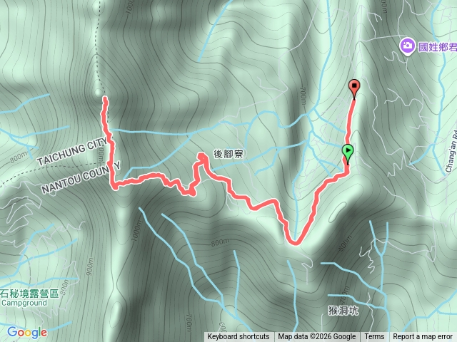 中部小百岳進帳尋寶行程 ：南投.國姓/台中.太平 - 大橫屏山。預覽圖
