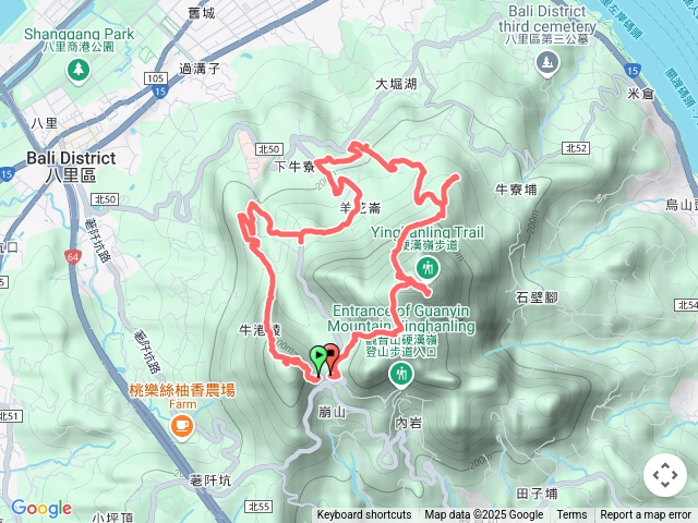 牛港稜山北稜古道
