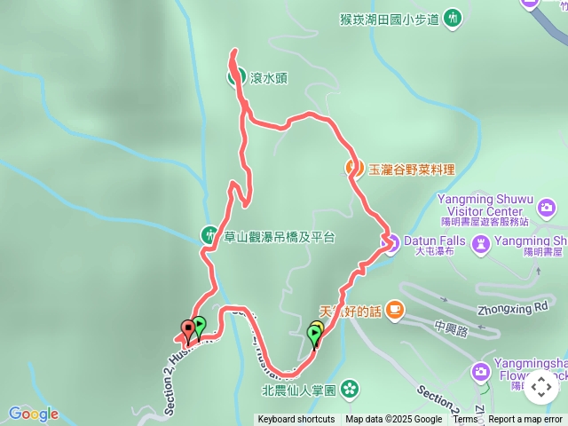 草山及大屯瀑布O行