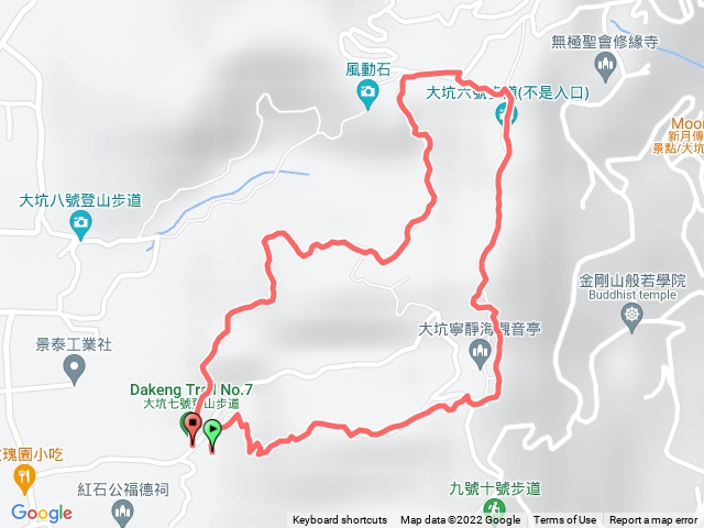 全程大坑6號上,7號下