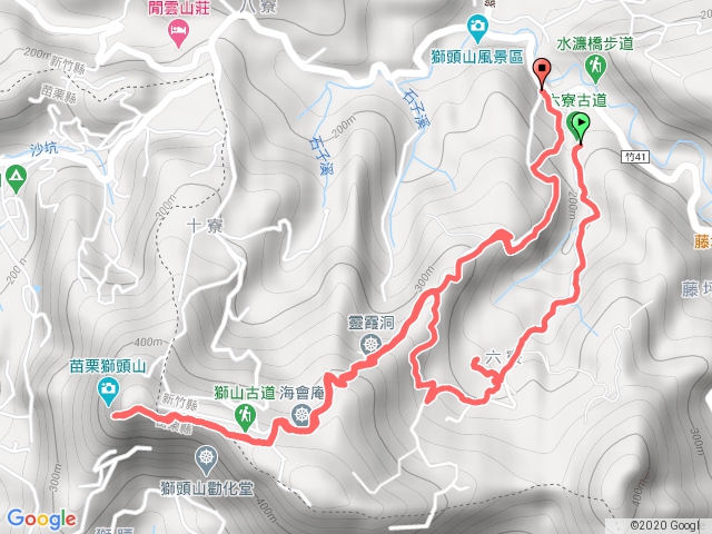 六寮古道走獅山古道上獅頭山