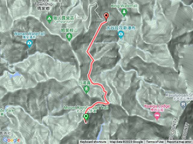 北大武舊登山口縱走舊筏灣