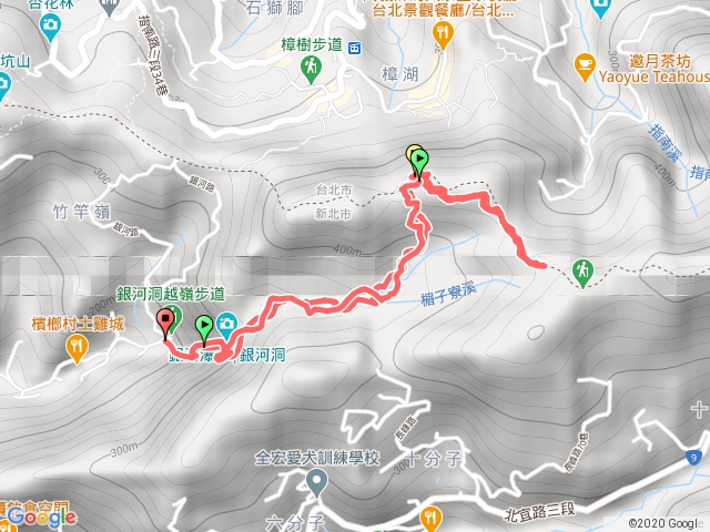 銀河路越嶺三玄宮山及二格山