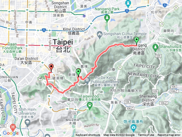 2022年臺北大縱走：尋寶任務臺北大縱走第六段：中華科技大學至捷運麟光站202205281127