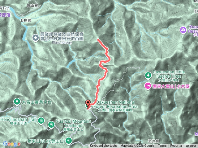 大雪山210林道-烏石坑山