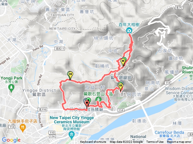 鶯哥石-百年老榕-樹忠義山O型連走