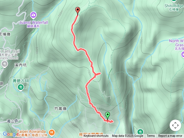 平等里到竹篙南峰到竹篙山