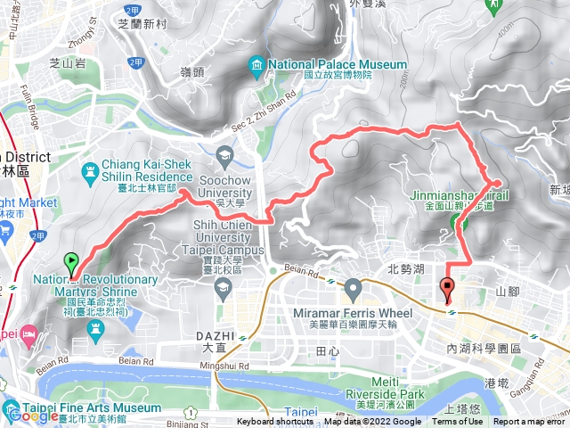 劍潭山 金面山 剪刀石
