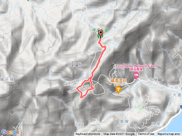 淡蘭古道坪溪段/石空山