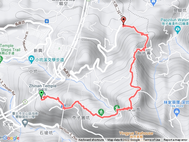 猴山岳步道指南宮到清龍宮