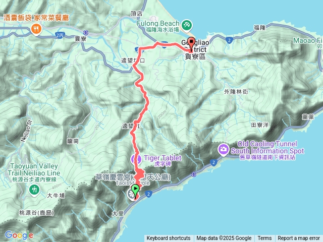 草嶺古道一家三口