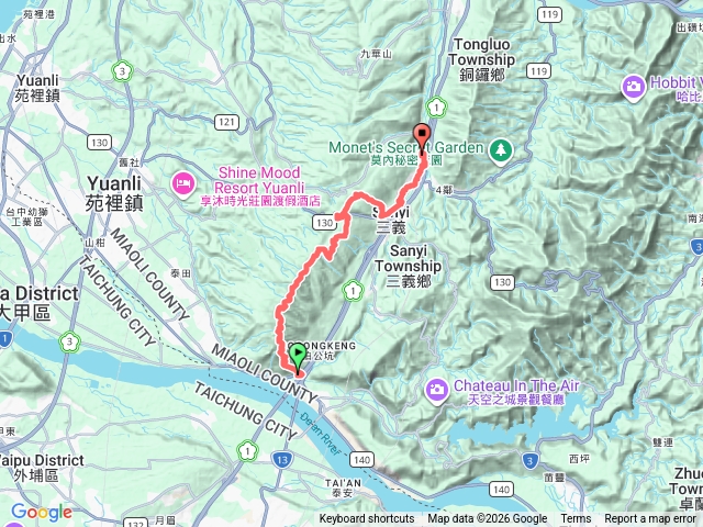 2026.03.15 火炎山、慈濟山縱走預覽圖