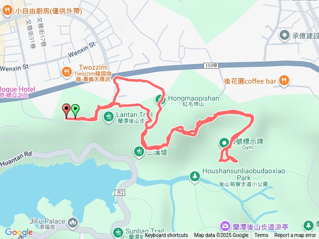 小百岳集起來蘭潭後山步道、紅毛埤山預覽圖