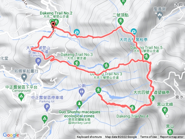 大坑步道2、3、4、5號