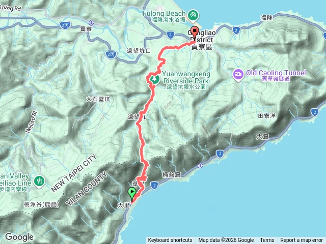 草嶺古道 大里車站>福隆車站預覽圖