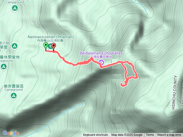 北德拉曼步道小O（最南邊有走錯一點路）