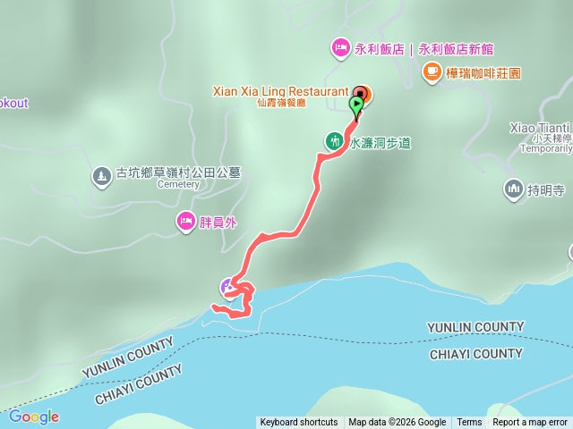 草嶺水濂洞步道預覽圖