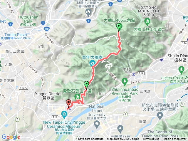 樹鶯縱走後段