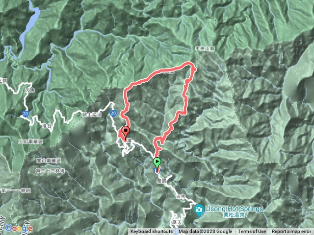 戒茂斯上嘉明湖、三叉山、向陽山