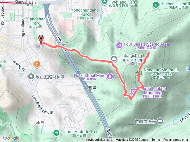 簡單駭客 象山九五峰來回預覽圖