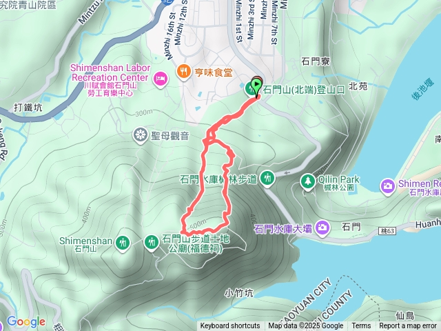 石門太平山，好漢坡上，景春步道下