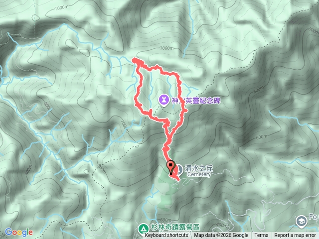 櫻花陵園，烘爐地山，桶後溪源頭P走預覽圖